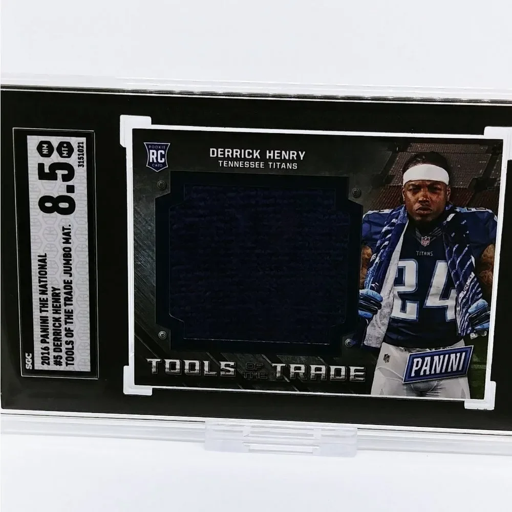 2016 PANINI THE NATIONAL DERRICK HENRY #5 SGC 8.5